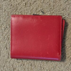 Coach soft leather wallet